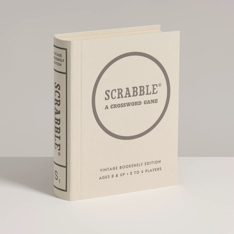 WS Game Company Scrabble Vintage Bookshelf Edition