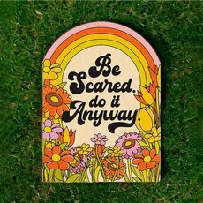 Bad Betty Greeting Company Be Scared. Do It Anyway Card