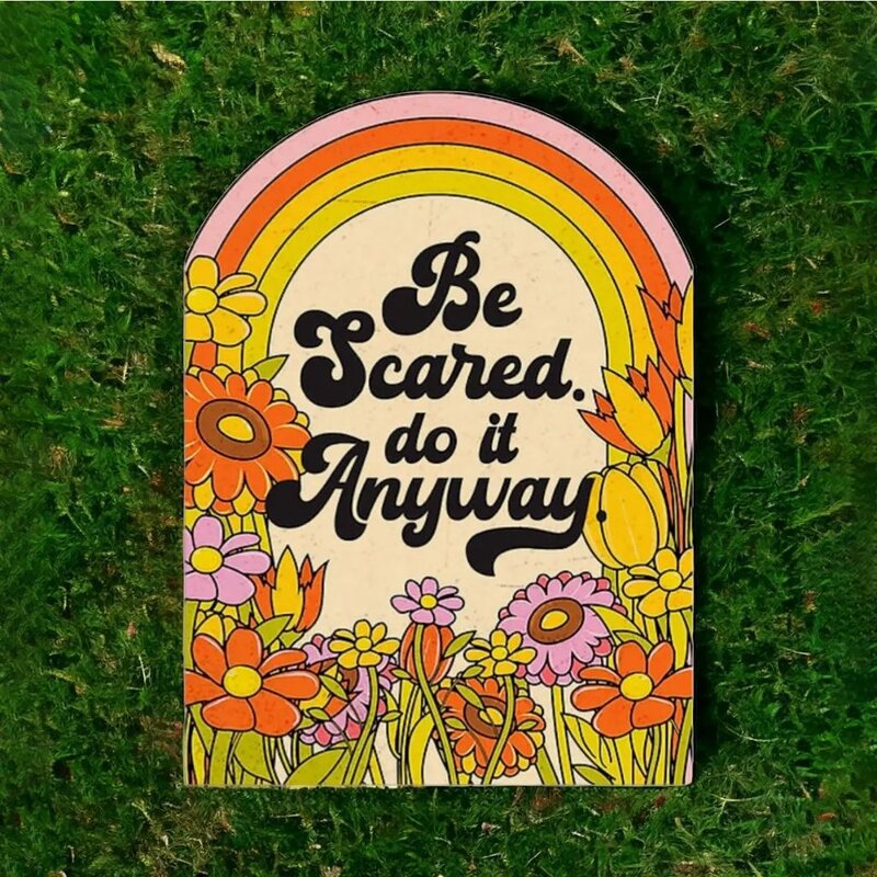 Bad Betty Greeting Company Be Scared. Do It Anyway Card