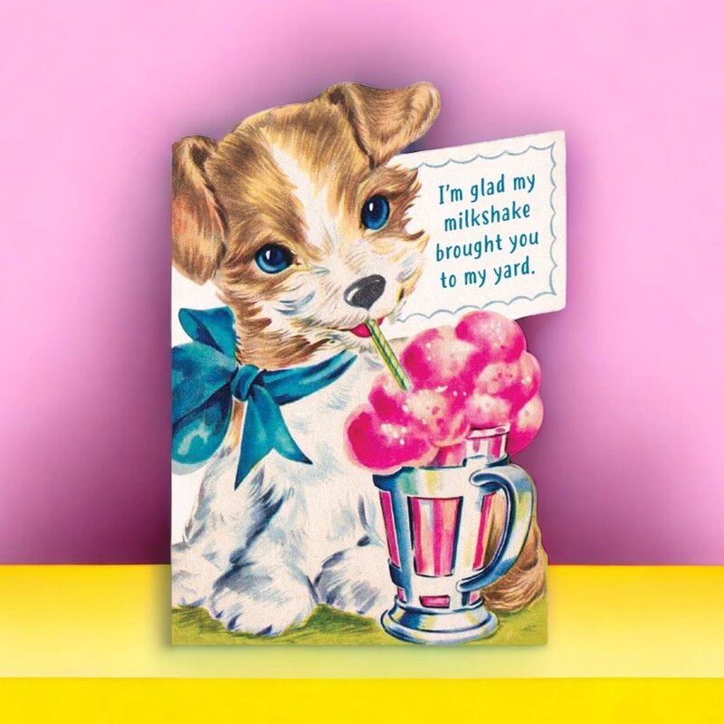 Bad Betty Greeting Company Milkshake Love Card