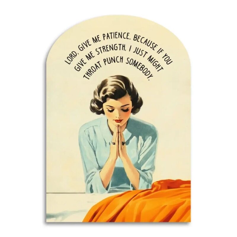 Bad Betty Greeting Company Lord, Give Me Patience Card