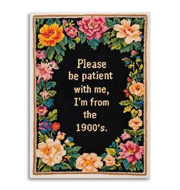 Bad Betty Greeting Company Please Be Patient with Me, I'm from the 1900's Card