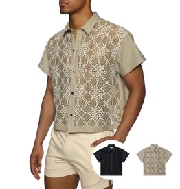 Parke & Ronen SU25 Safari Lace Shirt