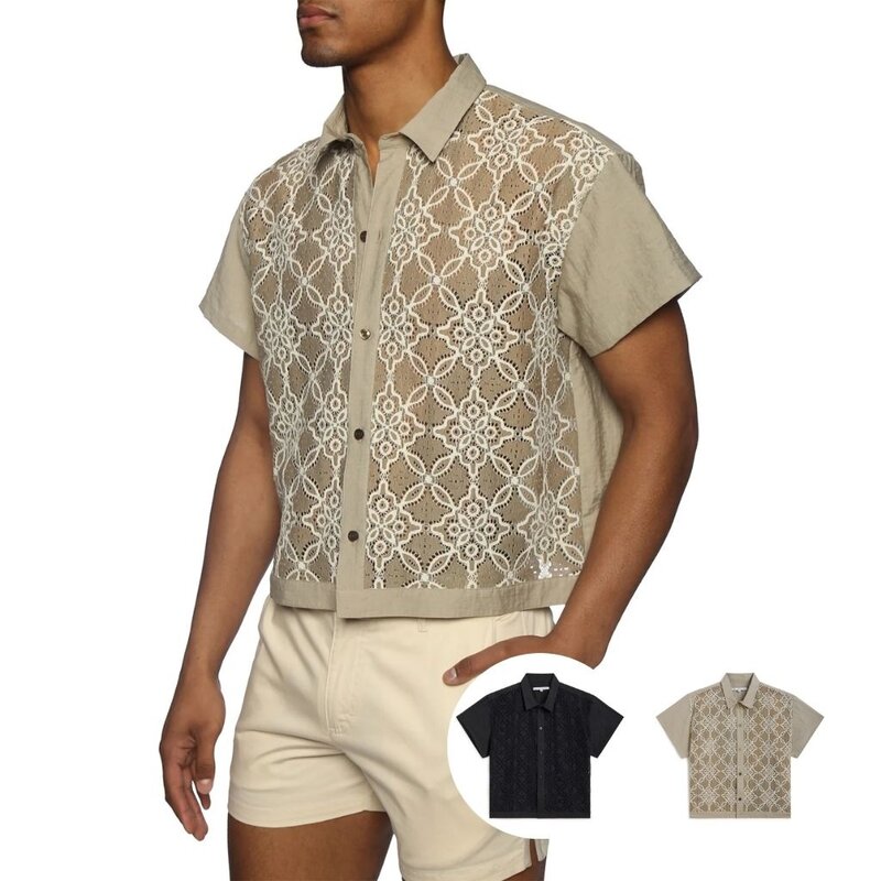 Parke & Ronen SU25 Safari Lace Shirt