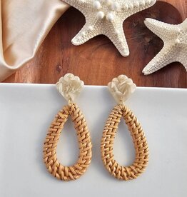 Spiffy & Splendid Malia Earrings - Dark Rattan