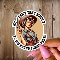 Pretty Toxic Stickers Abolish Ice Sticker