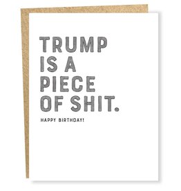 Sapling Press 990 Trump/Shit Happy Birthday Card