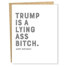 Sapling Press 1091 Trump/Bitch Birthday Card