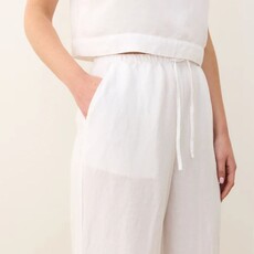 Marine Layer Linen Drawstring Wide Leg Pant