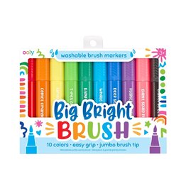OOLY Big Bright Brush Markers - Set of 10