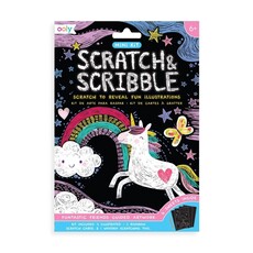 OOLY Mini Scratch & Scribble Art Kit: Funtastic Friends