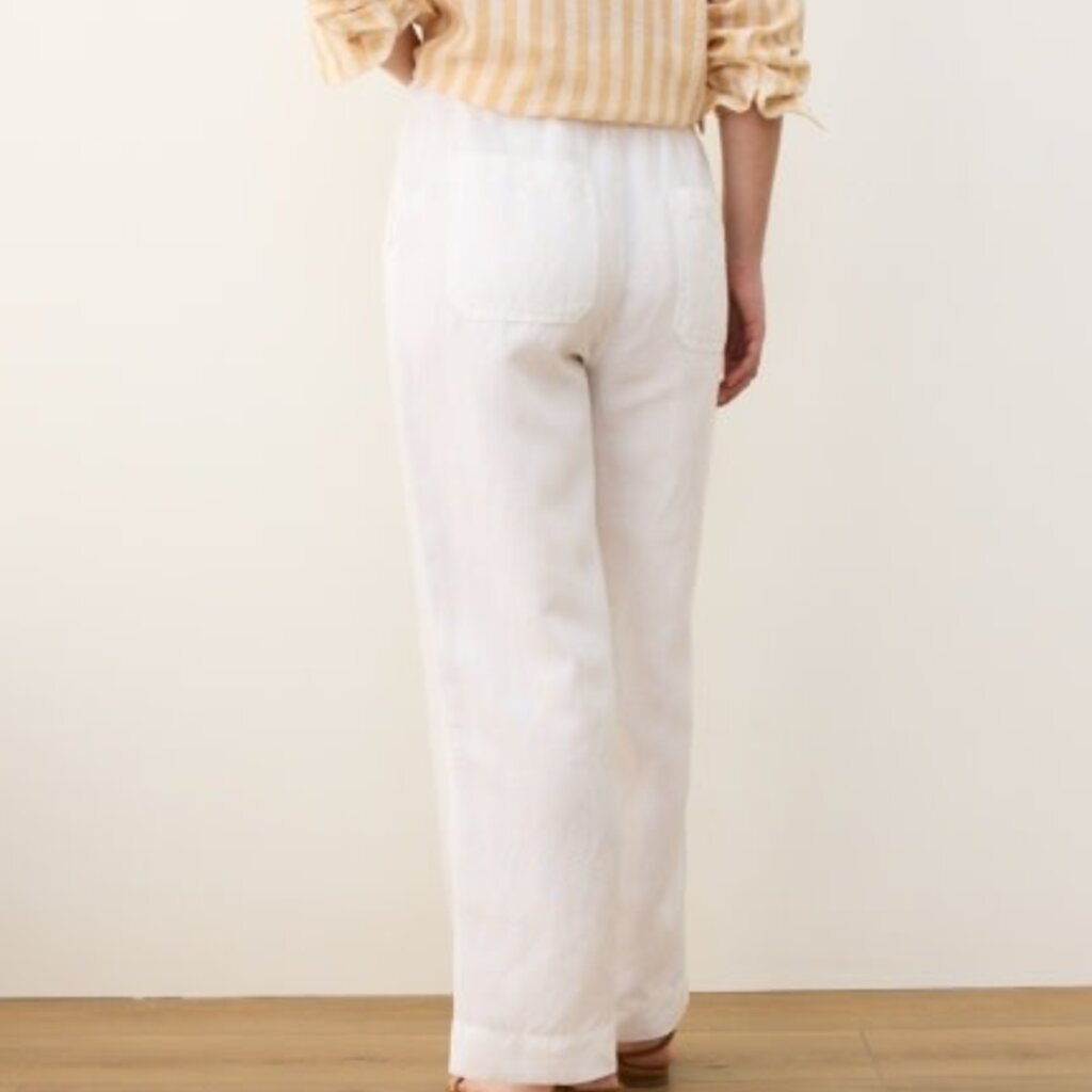 Marine Layer Linen Drawstring Wide Leg Pant