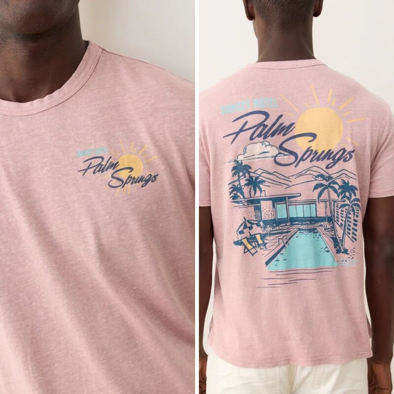 Marine Layer Relaxed Hemp Graphic Tee