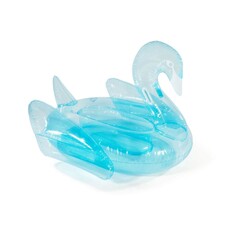 Fun Boy Inc. Clear Blue Swan Pool Float