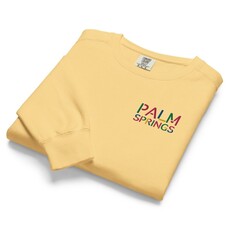 Peepa's 1980s Palm Springs Garmet Dyed Sweatshirt