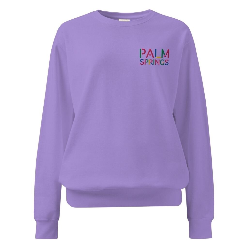 Peepa's 1980s Palm Springs Garmet Dyed Sweatshirt