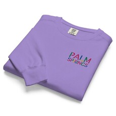 Peepa's 1980s Palm Springs Garmet Dyed Sweatshirt