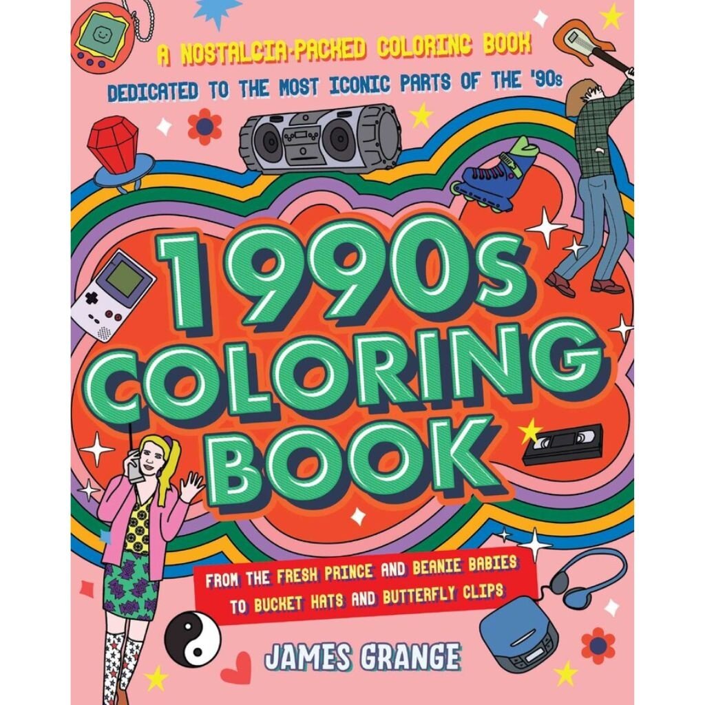 Simon & Schuster 1990s Coloring Book