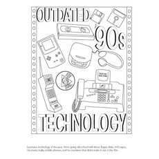 Simon & Schuster 1990s Coloring Book
