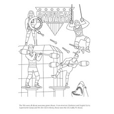 Simon & Schuster 1990s Coloring Book