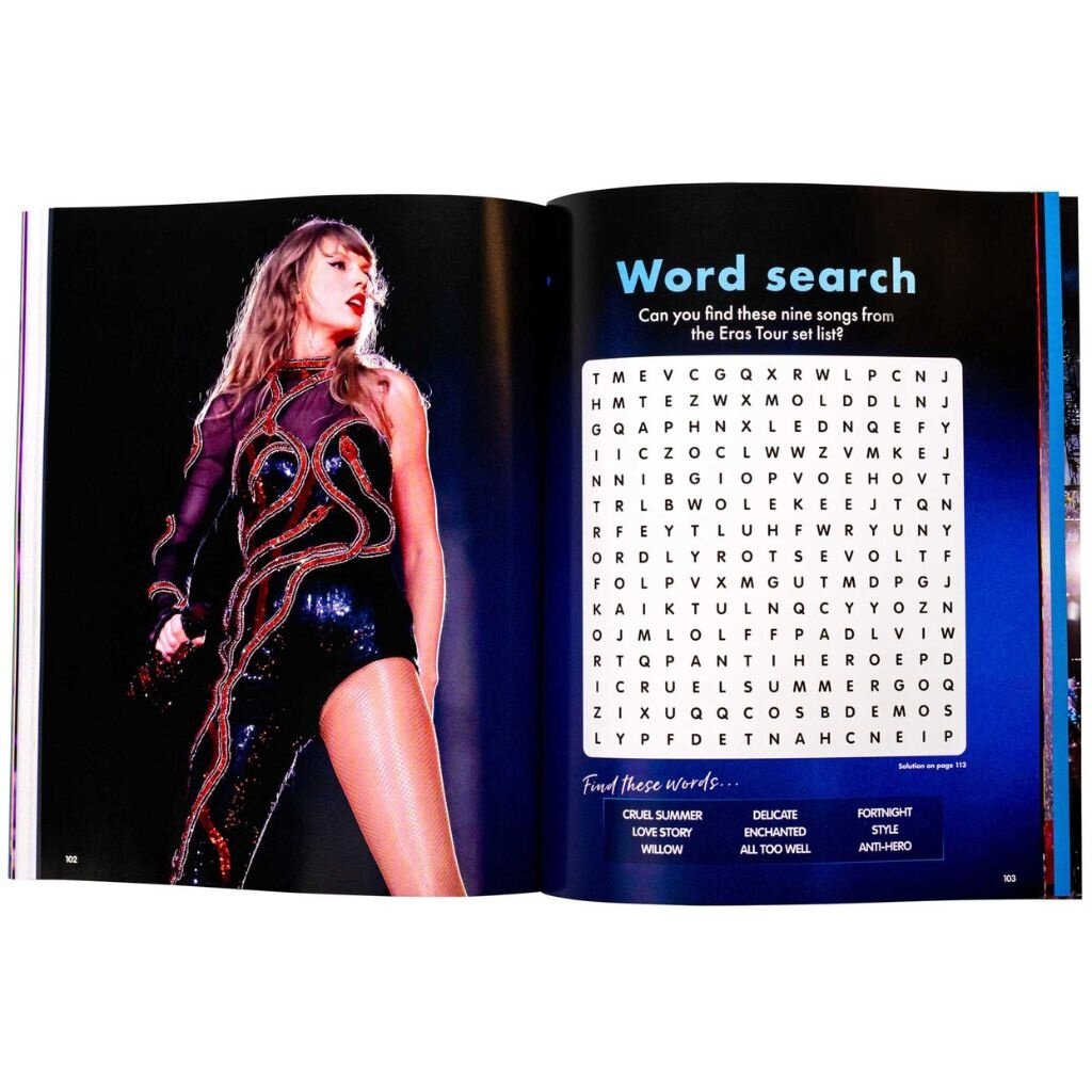 Simon & Schuster Taylor Swift Coloring & Activity Book Tour Edition