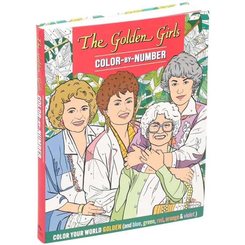 Simon & Schuster Golden Girls Color-By-Number By Editors of Thunder Bay Press