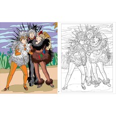 Simon & Schuster Golden Girls Color-By-Number By Editors of Thunder Bay Press