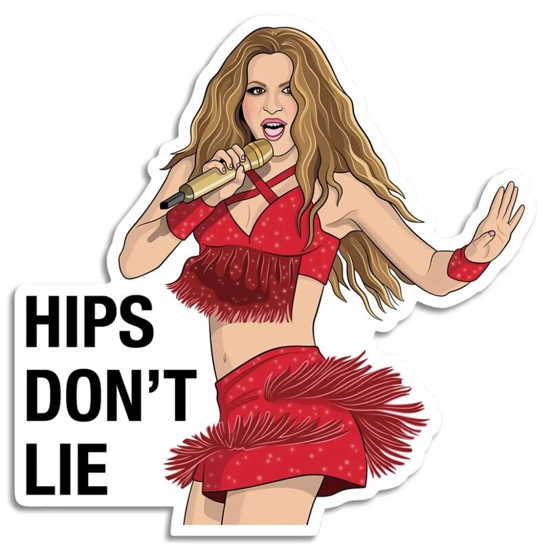 The Found Shakira Hips Don't Lie Sticker