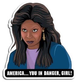 The Found America You in Danger Girl Sticker