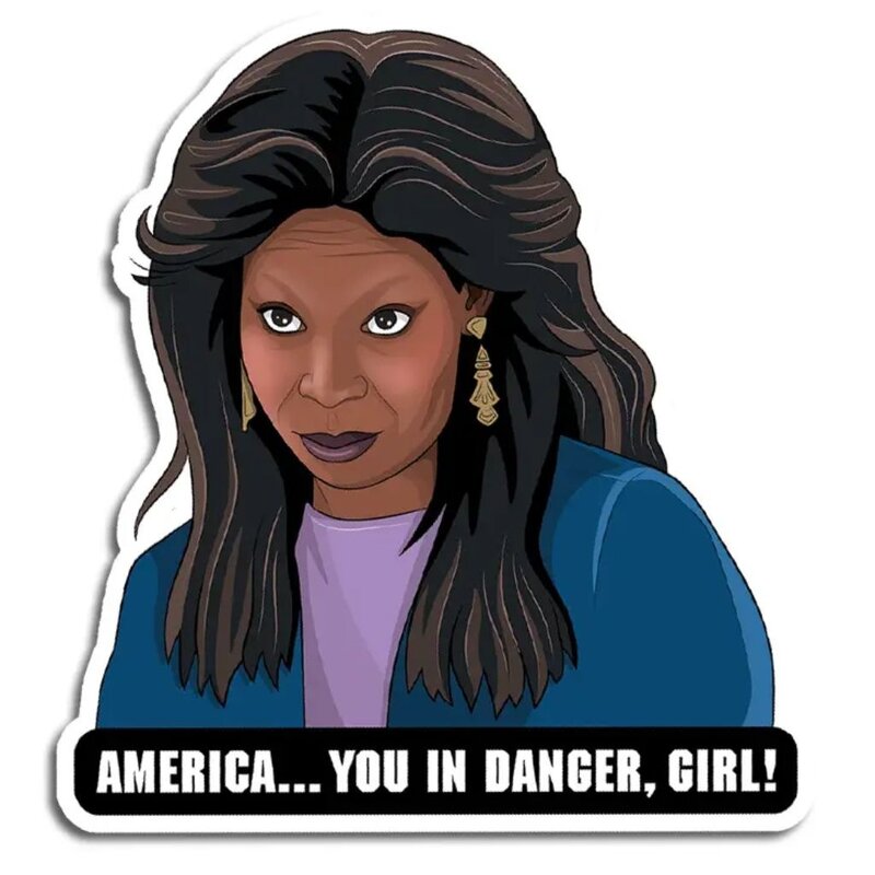 The Found America You in Danger Girl Sticker