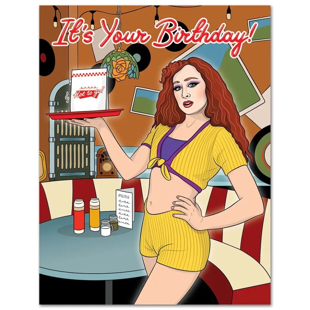 The Found Chappell Roan Hot To Go Birthday Card