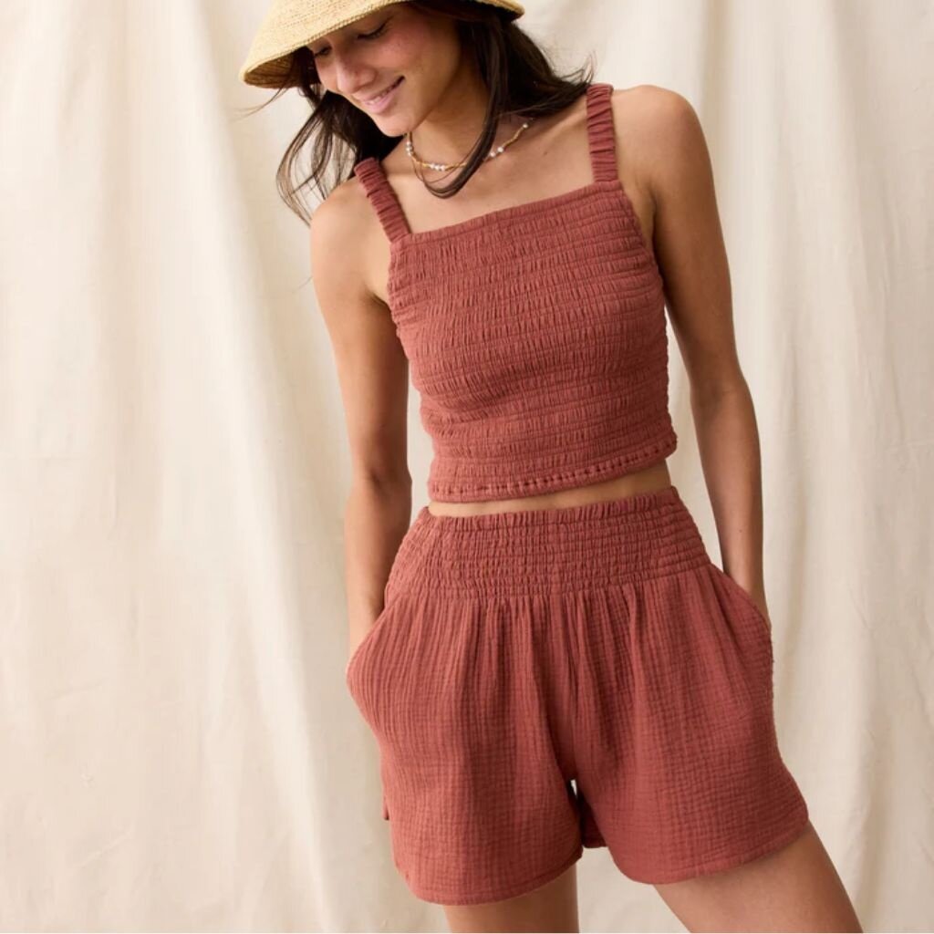 Marine Layer Cali Double Cloth Short