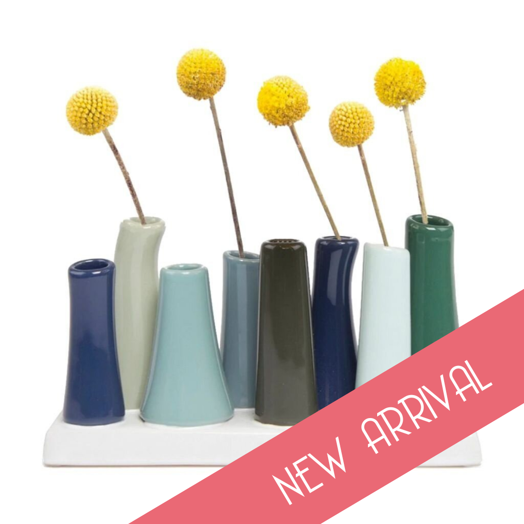 Chive Pooley Modern Bud Vase For Flowers Forest