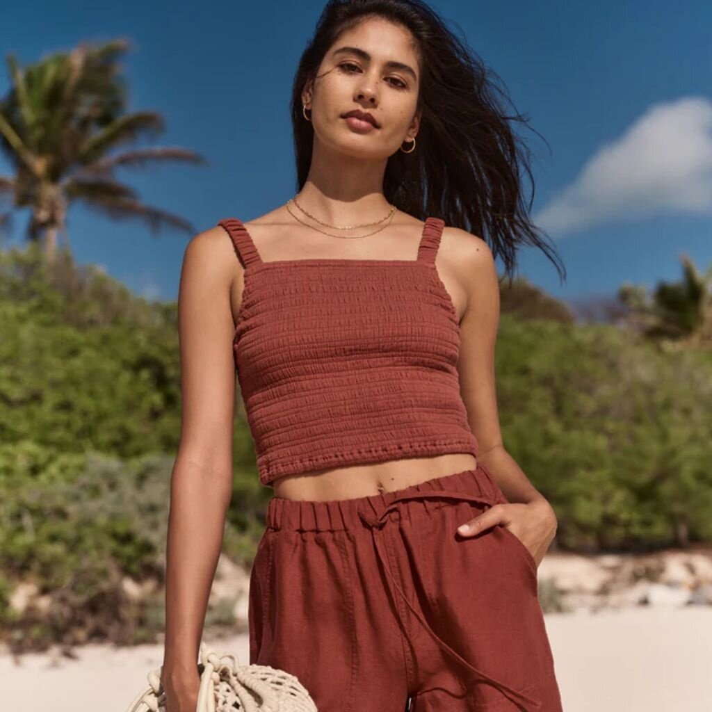 Marine Layer Lila Double Cloth Tank