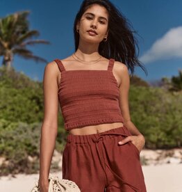 Marine Layer Lila Double Cloth Tank