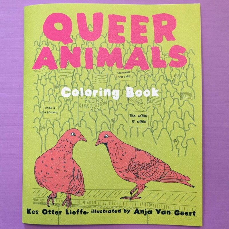 Microcosm Publishing & Distribution Queer Animals Coloring Book