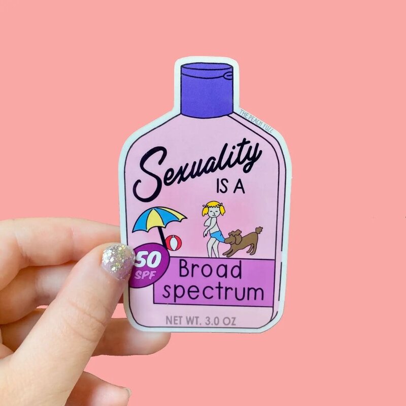 The Peach Fuzz Broad Spectrum Sticker
