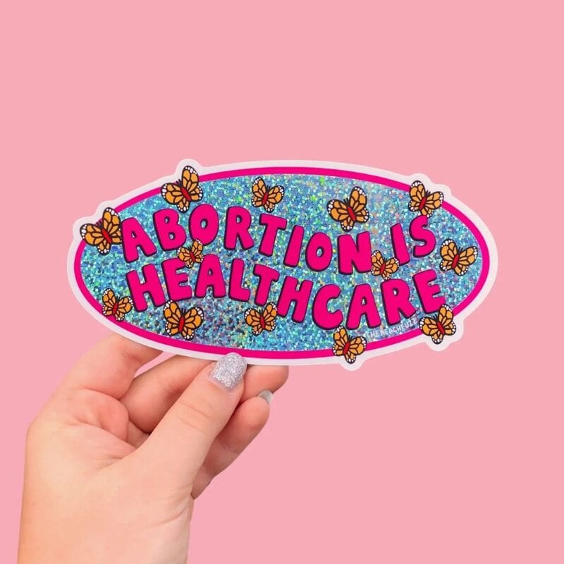 The Peach Fuzz Abortion Is Healthcare Bumper Sticker