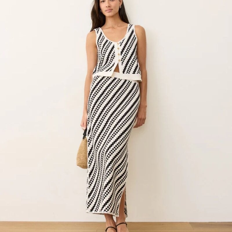 Marine Layer Archive Sands Sweater Skirt