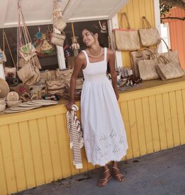 Marine Layer Selene Eyelet Maxi Dress