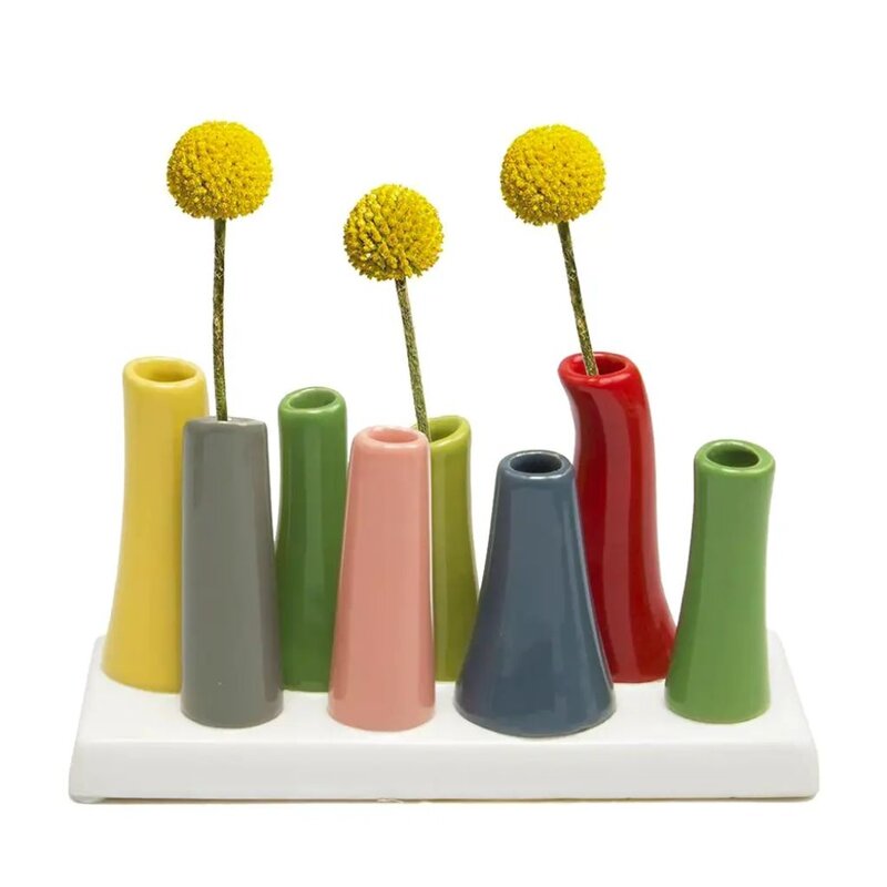 Chive Pooley Modern Bud Vase For Flowers Macaw