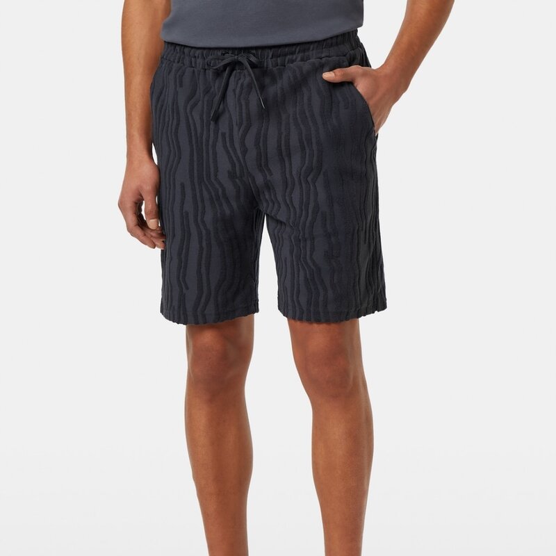 COTTON TERRY JACQUARD SHORTS