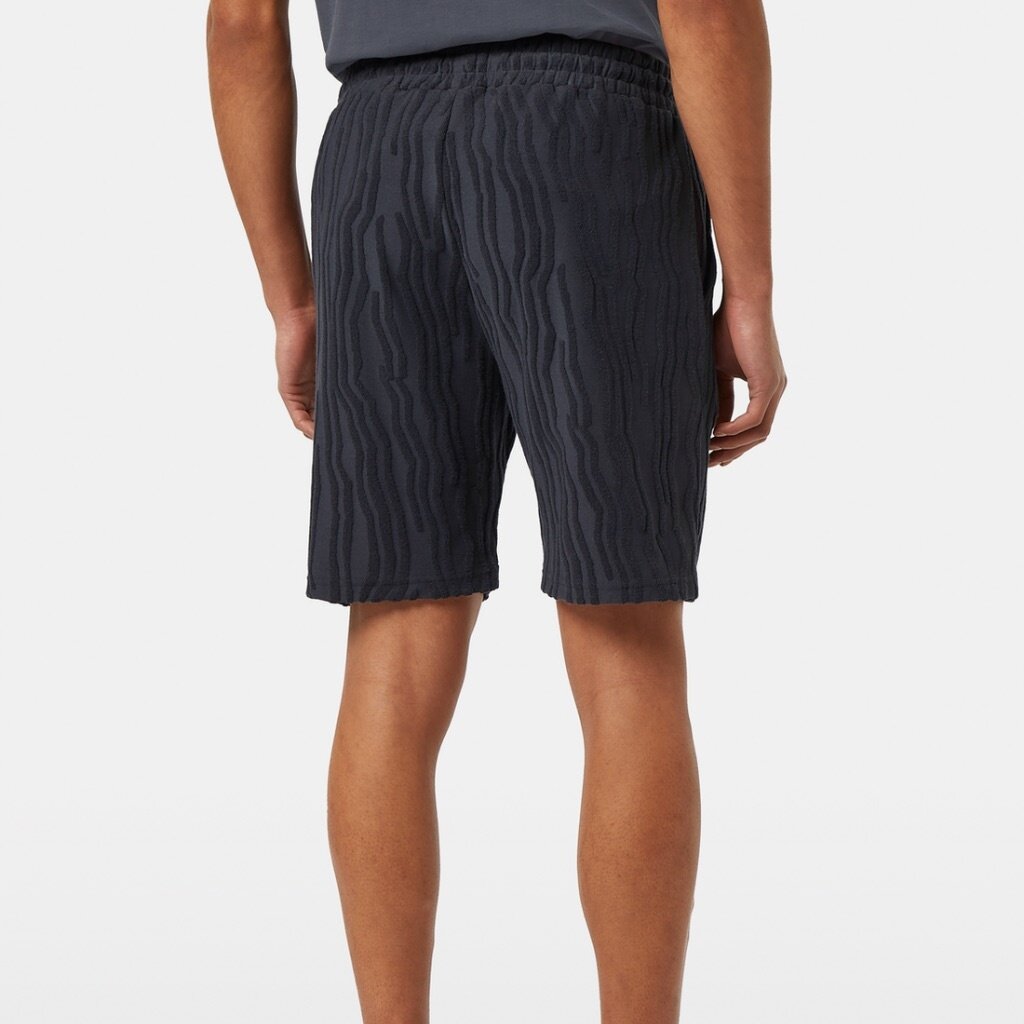 COTTON TERRY JACQUARD SHORTS