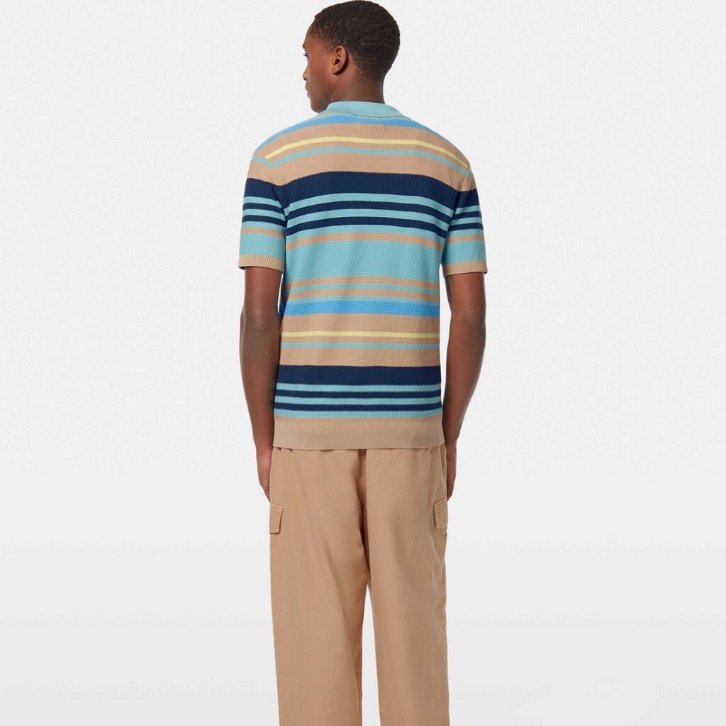 STRUCTURED KNITTED REGULAR FIT POLO