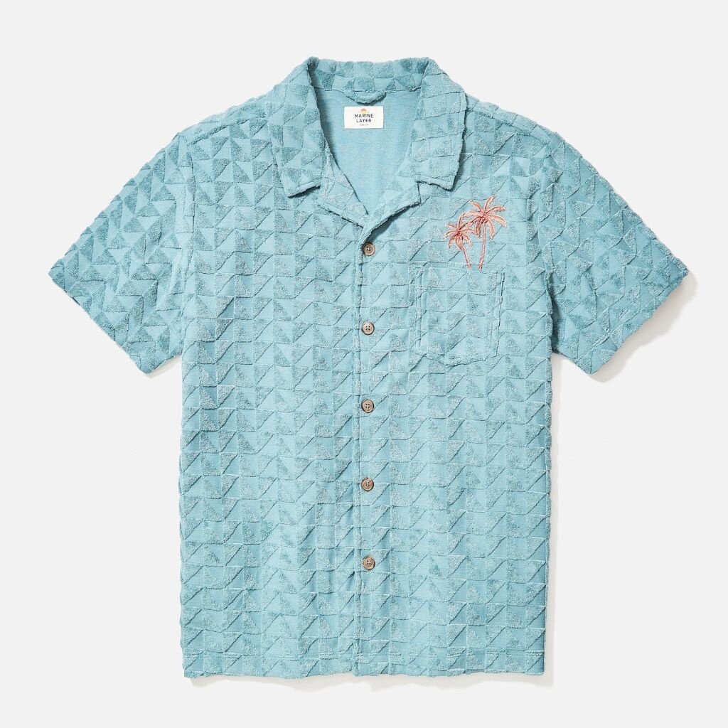 Marine Layer Towel Terry Resort Shirt