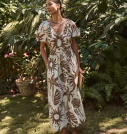 Marine Layer Emery Poplin Midi Dress