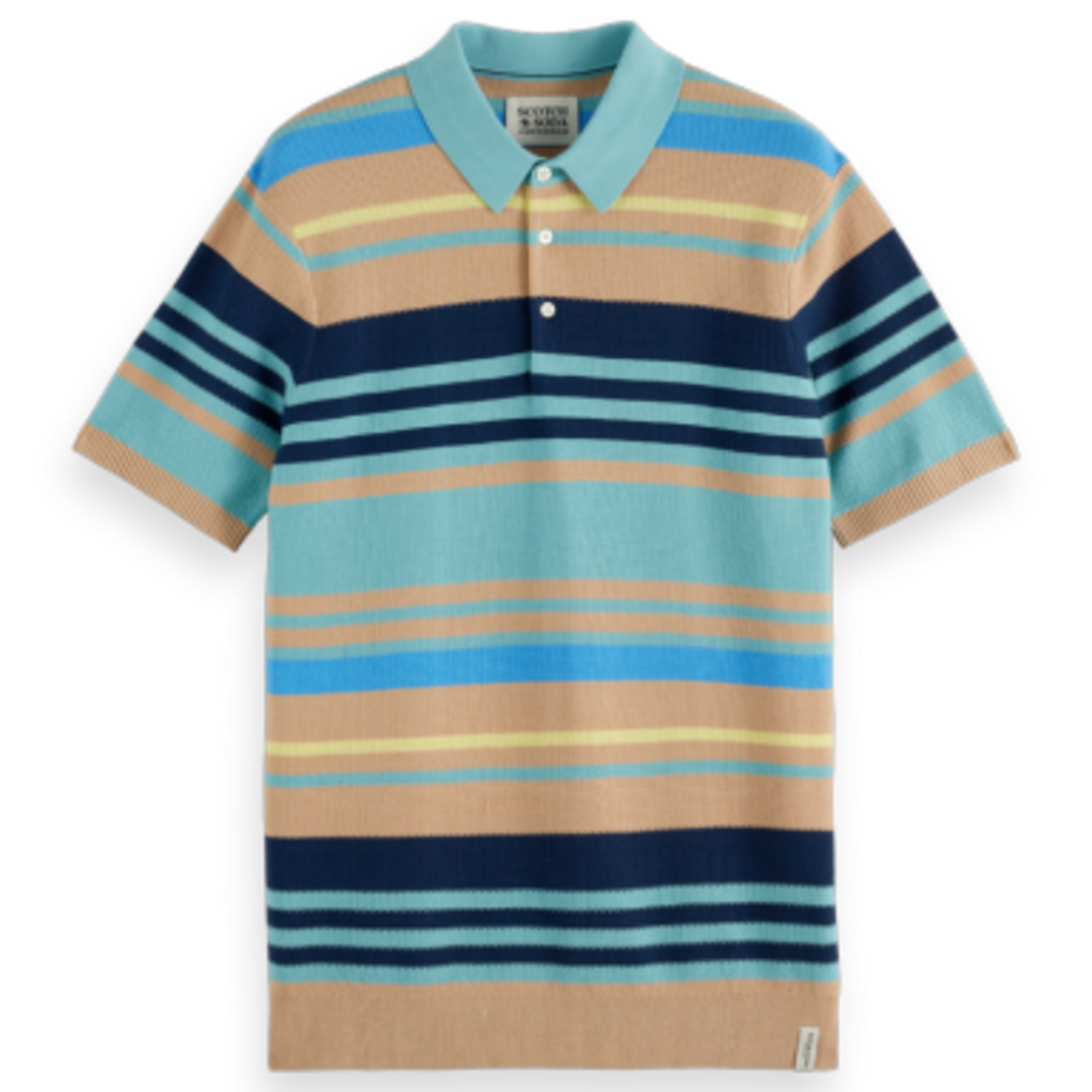 STRUCTURED KNITTED REGULAR FIT POLO