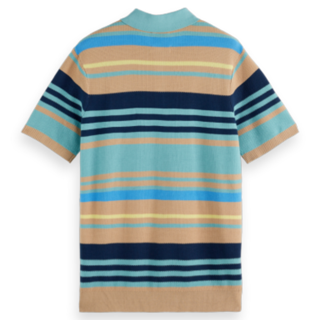STRUCTURED KNITTED REGULAR FIT POLO