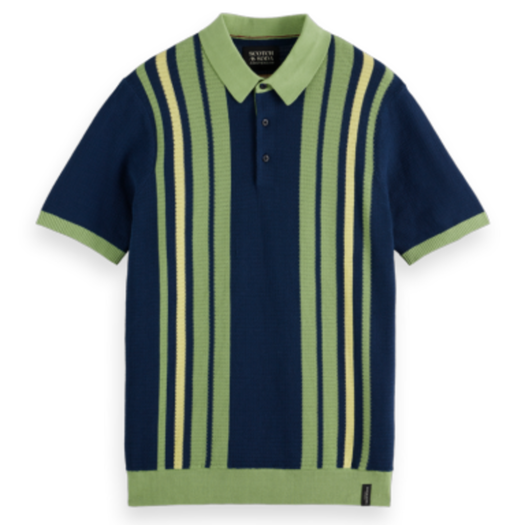 STRUCTURED KNITTED REGULAR FIT POLO