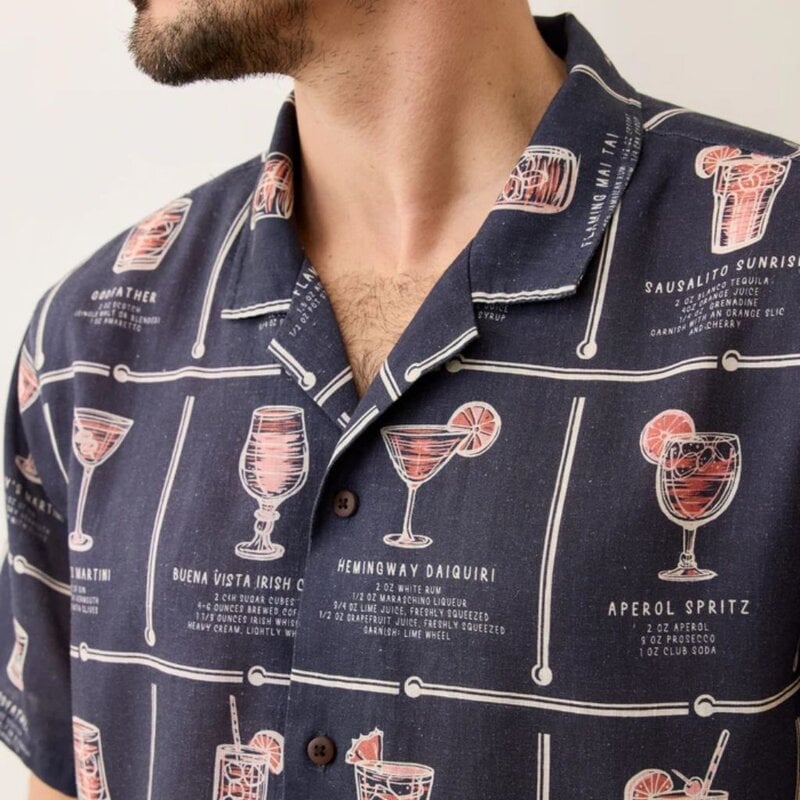 Marine Layer Archive Tencel Linen Resort Shirt